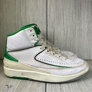 Nike Air Jordan 2 Retro Lucky Green Sail White Sneaker Shoes Women’s Size 7